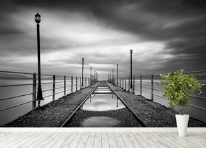 Long Walk Wall Mural Wallpaper - Canvas Art Rocks - 4