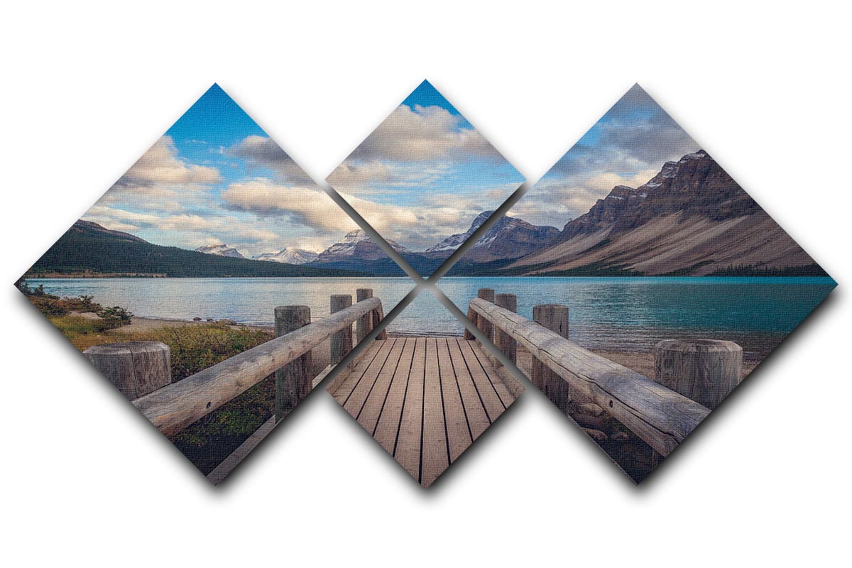 The Bridge 4 Square Multi Panel Canvas - Canvas Art Rocks - 1