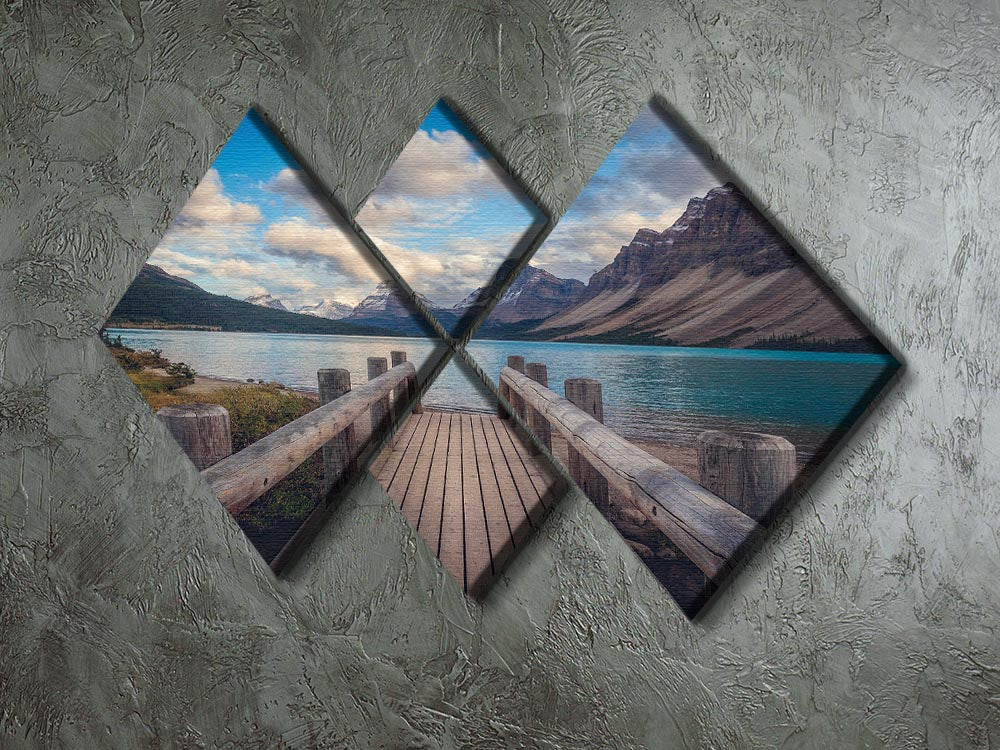 The Bridge 4 Square Multi Panel Canvas - Canvas Art Rocks - 2