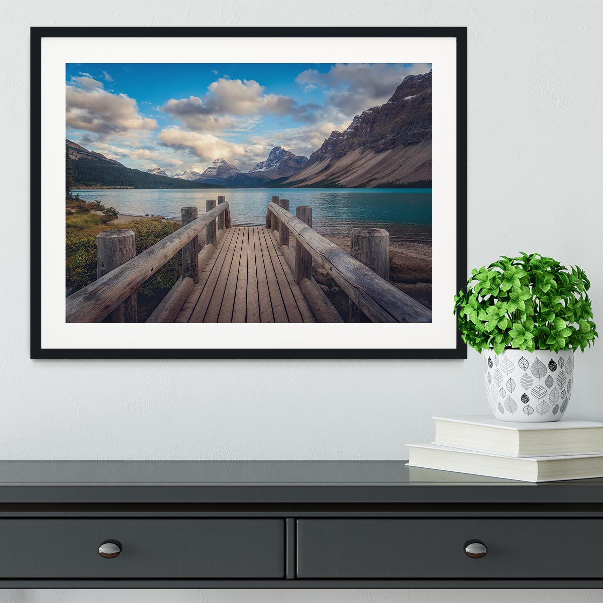 The Bridge Framed Print - Canvas Art Rocks - 1