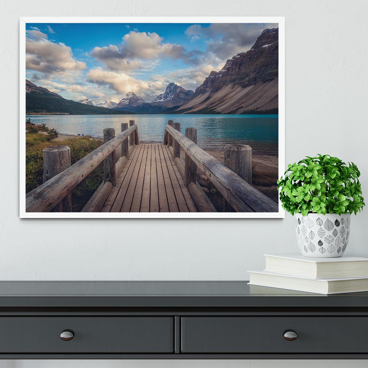 The Bridge Framed Print - Canvas Art Rocks -6