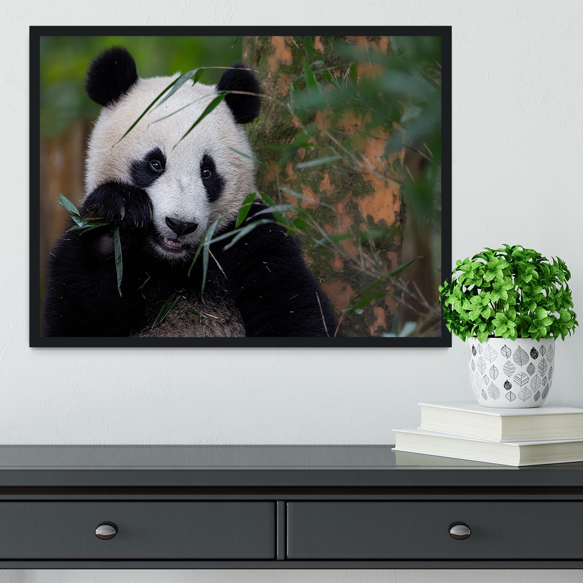 Bamboo Time Framed Print - Canvas Art Rocks - 2