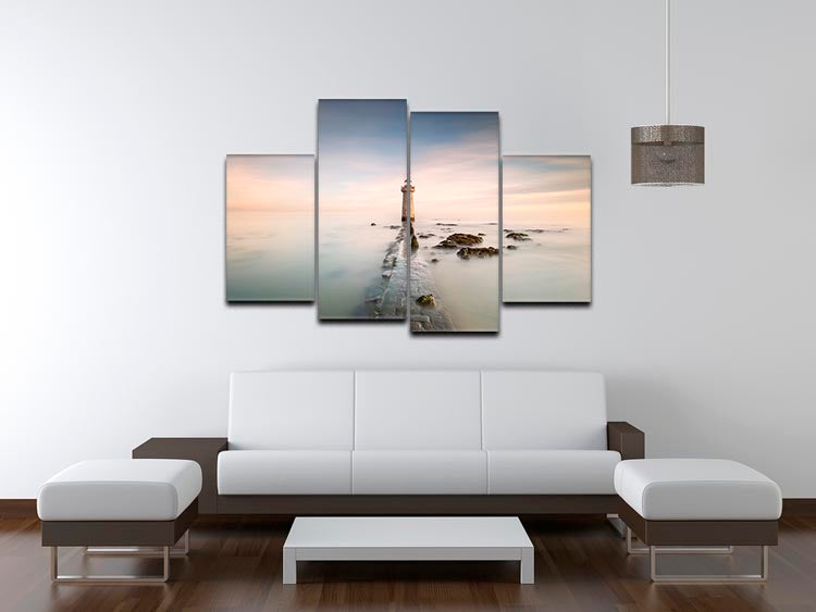 Lighthouse 4 Split Panel Canvas - Canvas Art Rocks - 3