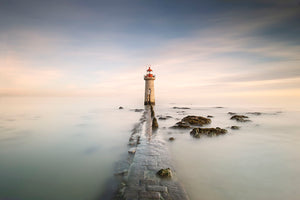 Lighthouse Wall Mural Wallpaper - Canvas Art Rocks - 1