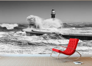 Power Of The Sea Wall Mural Wallpaper - Canvas Art Rocks - 2