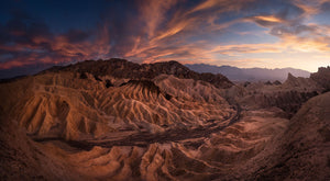 Zabriskie Point Wall Mural Wallpaper - Canvas Art Rocks - 1