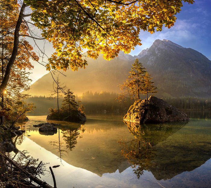 Lake Hintersee Wall Mural Wallpaper