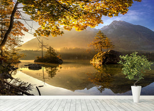 Lake Hintersee Wall Mural Wallpaper - Canvas Art Rocks - 4