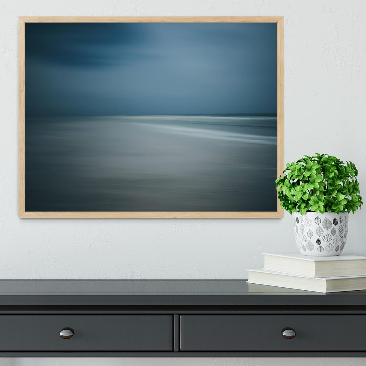 Seascape Framed Print - Canvas Art Rocks - 4