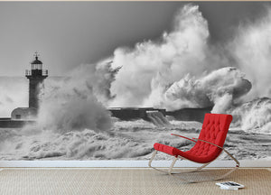 Whirlwind Wall Mural Wallpaper - Canvas Art Rocks - 2