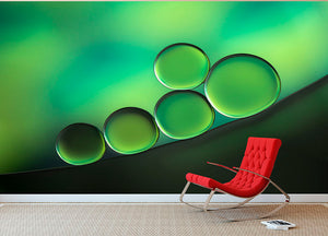 Black Spot Wall Mural Wallpaper - Canvas Art Rocks - 2