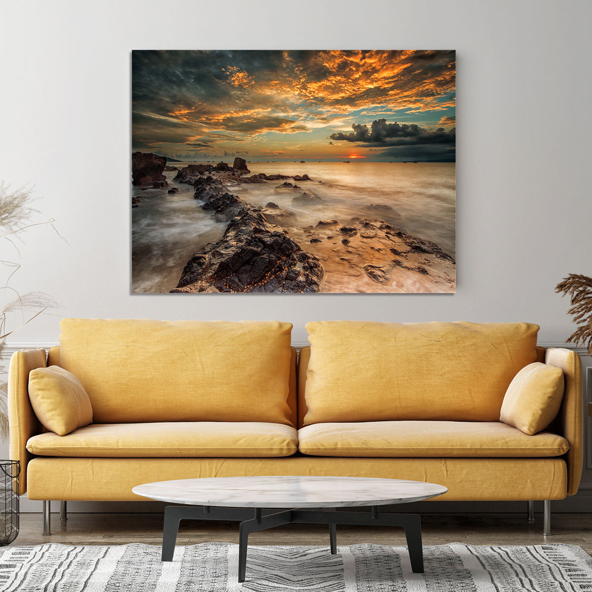 Angry Beach Canvas Print or Poster - Canvas Art Rocks - 4