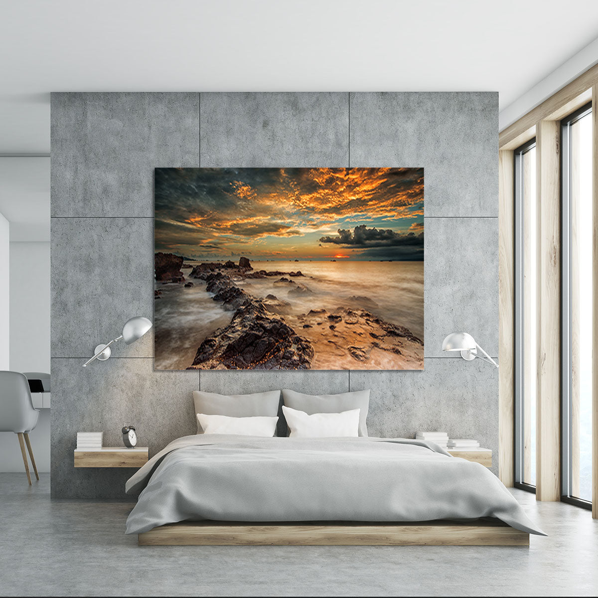 Angry Beach Canvas Print or Poster - Canvas Art Rocks - 5