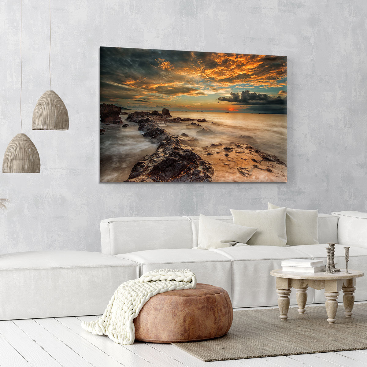 Angry Beach Canvas Print or Poster - Canvas Art Rocks - 6