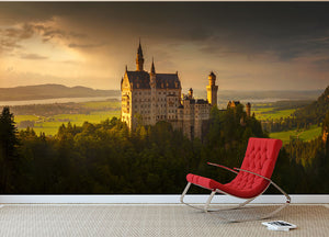 Neuschwanstein Wall Mural Wallpaper - Canvas Art Rocks - 2