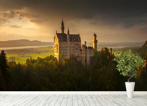 Neuschwanstein Wall Mural Wallpaper - Canvas Art Rocks - 4