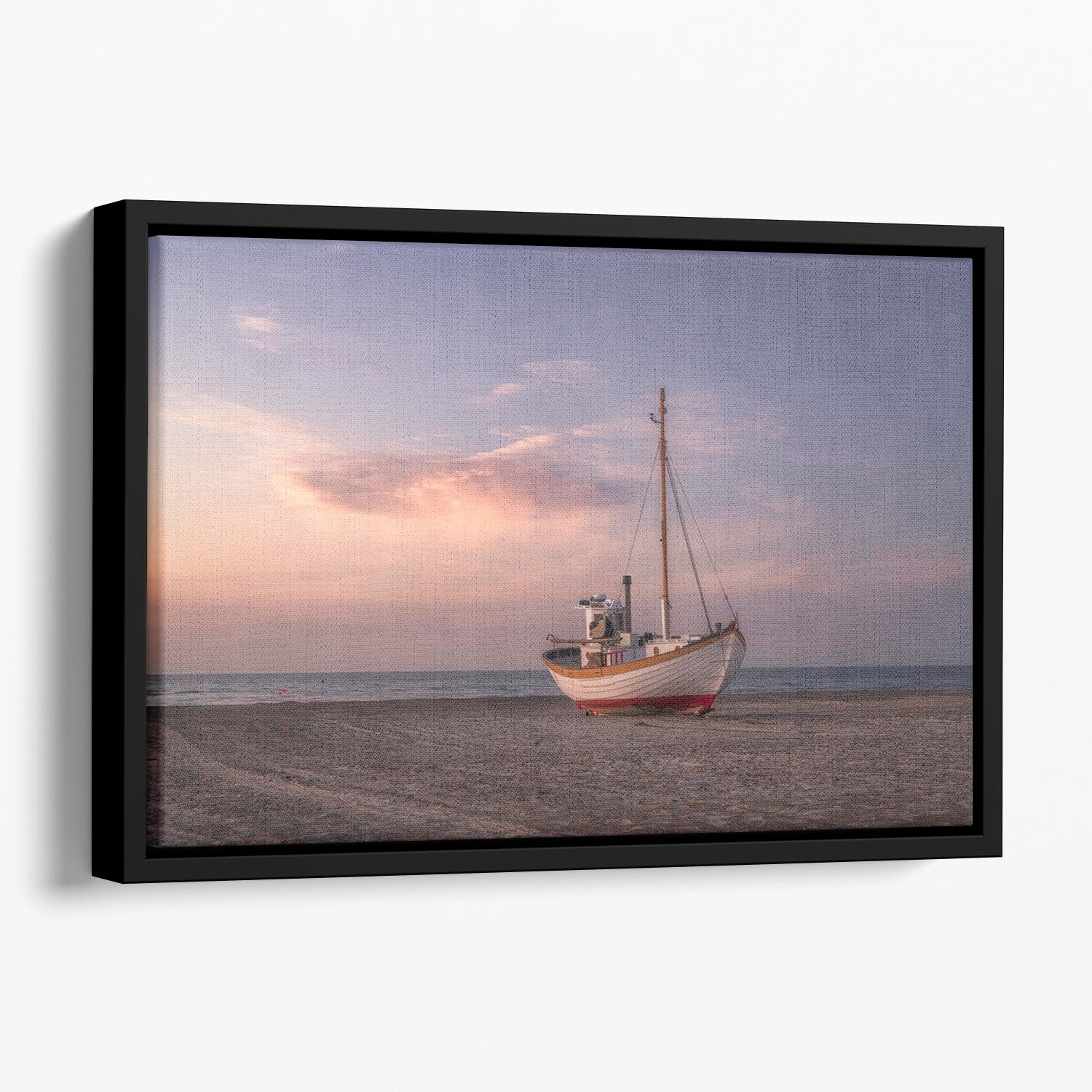 Jammerbugten Floating Framed Canvas - Canvas Art Rocks - 1