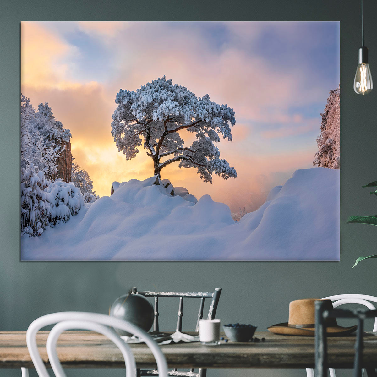 Cold Loner Canvas Print or Poster - Canvas Art Rocks - 3