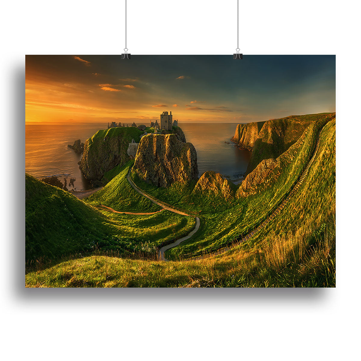 Dunnottar Canvas Print or Poster - Canvas Art Rocks - 2