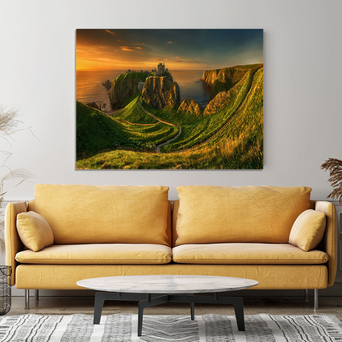 Dunnottar Canvas Print or Poster - Canvas Art Rocks - 4