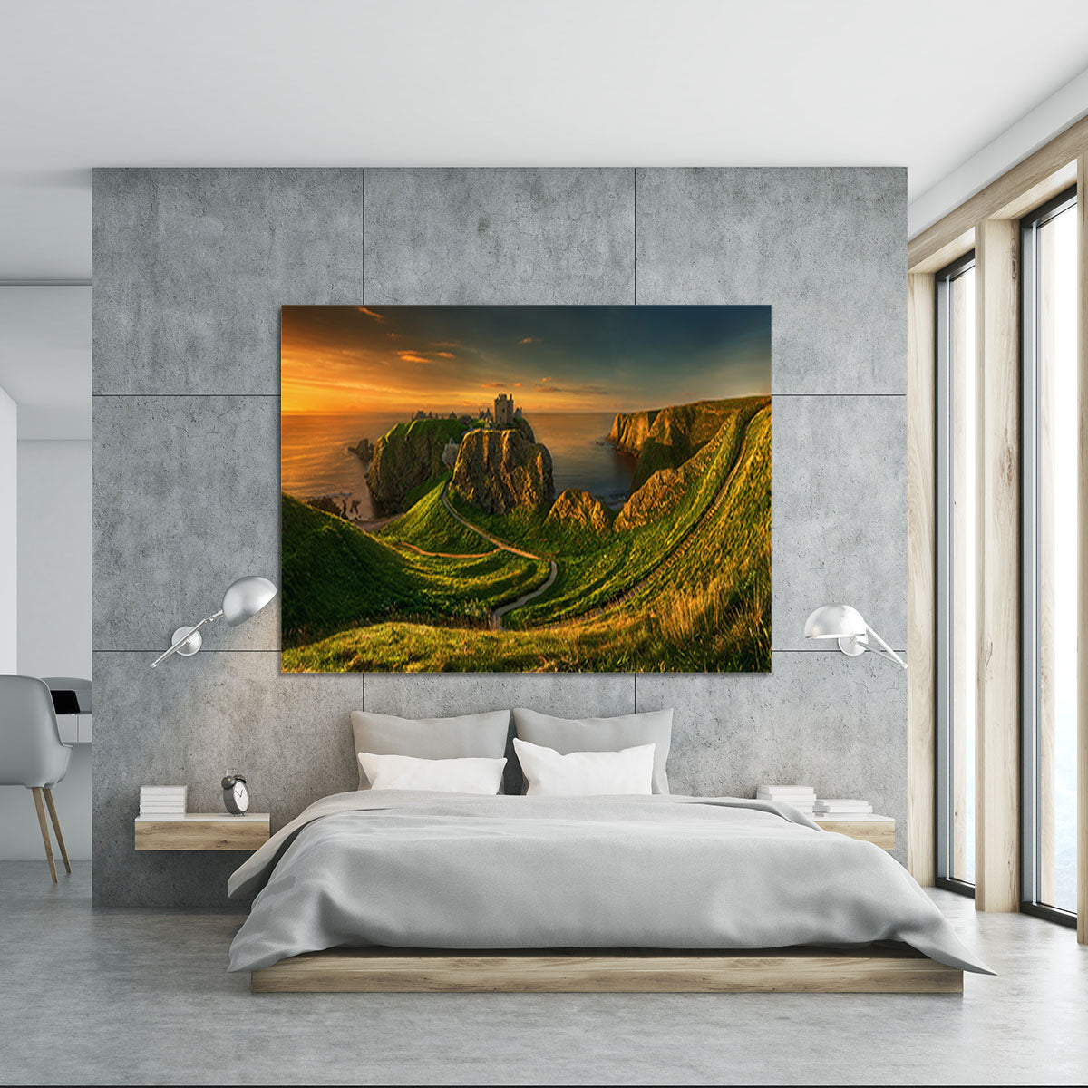 Dunnottar Canvas Print or Poster - Canvas Art Rocks - 5