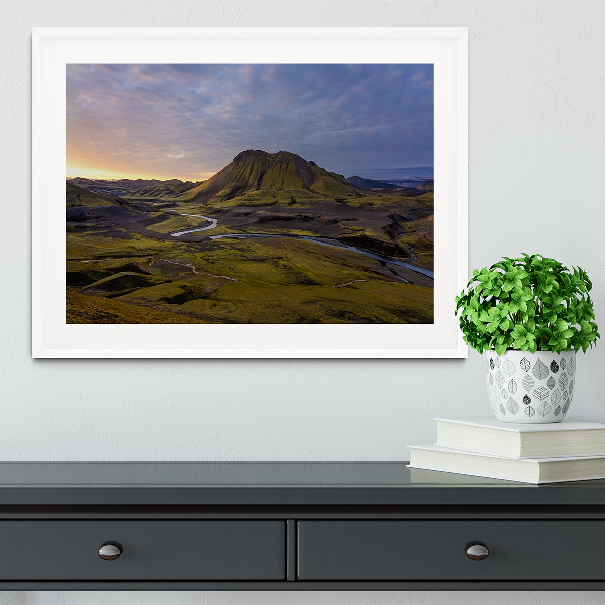 Iceland Highlands Framed Print - Canvas Art Rocks - 5