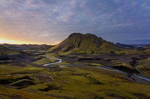 Iceland Highlands Wall Mural Wallpaper - Canvas Art Rocks - 1