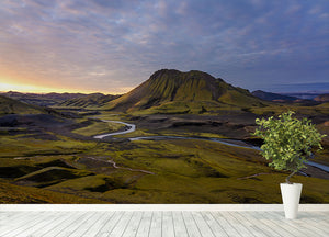 Iceland Highlands Wall Mural Wallpaper - Canvas Art Rocks - 4