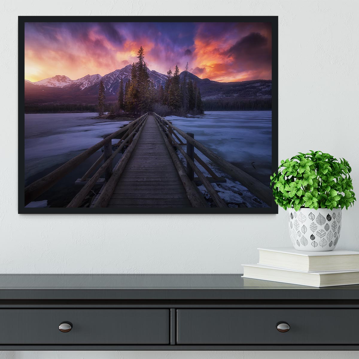 Pyramid Lake Framed Print - Canvas Art Rocks - 2