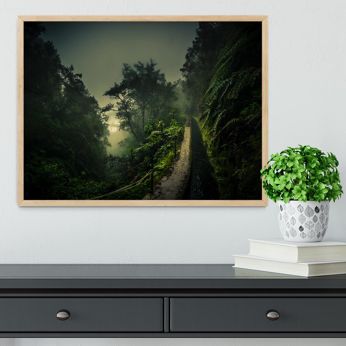 Levada Walk Framed Print - Canvas Art Rocks - 4