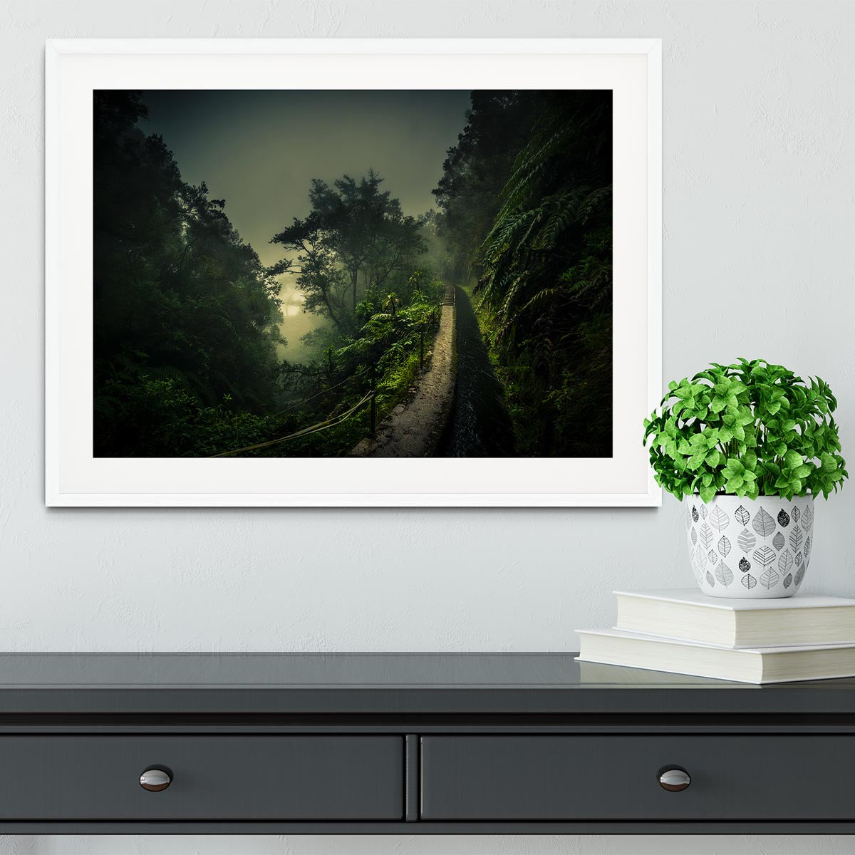 Levada Walk Framed Print - Canvas Art Rocks - 5