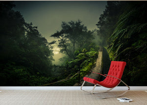 Levada Walk Wall Mural Wallpaper - Canvas Art Rocks - 2