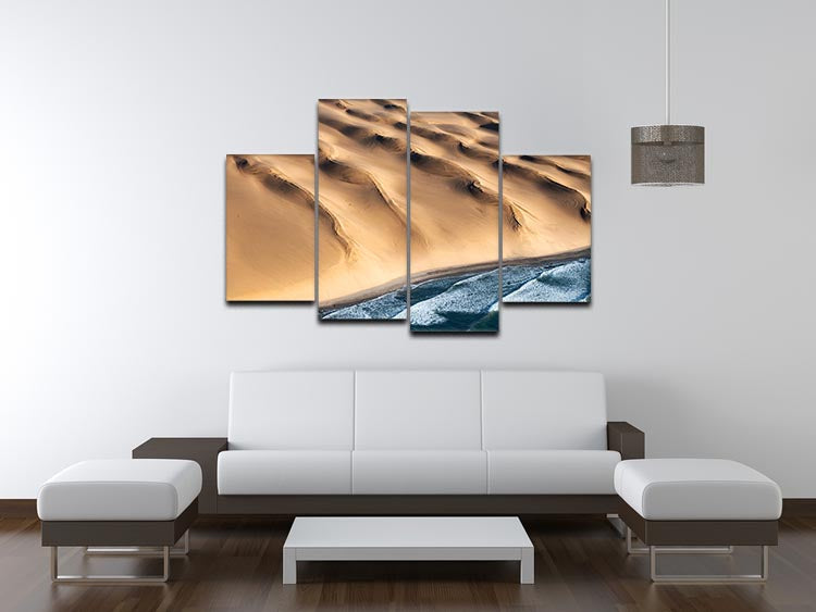 Namib Desert 4 Split Panel Canvas - Canvas Art Rocks - 3