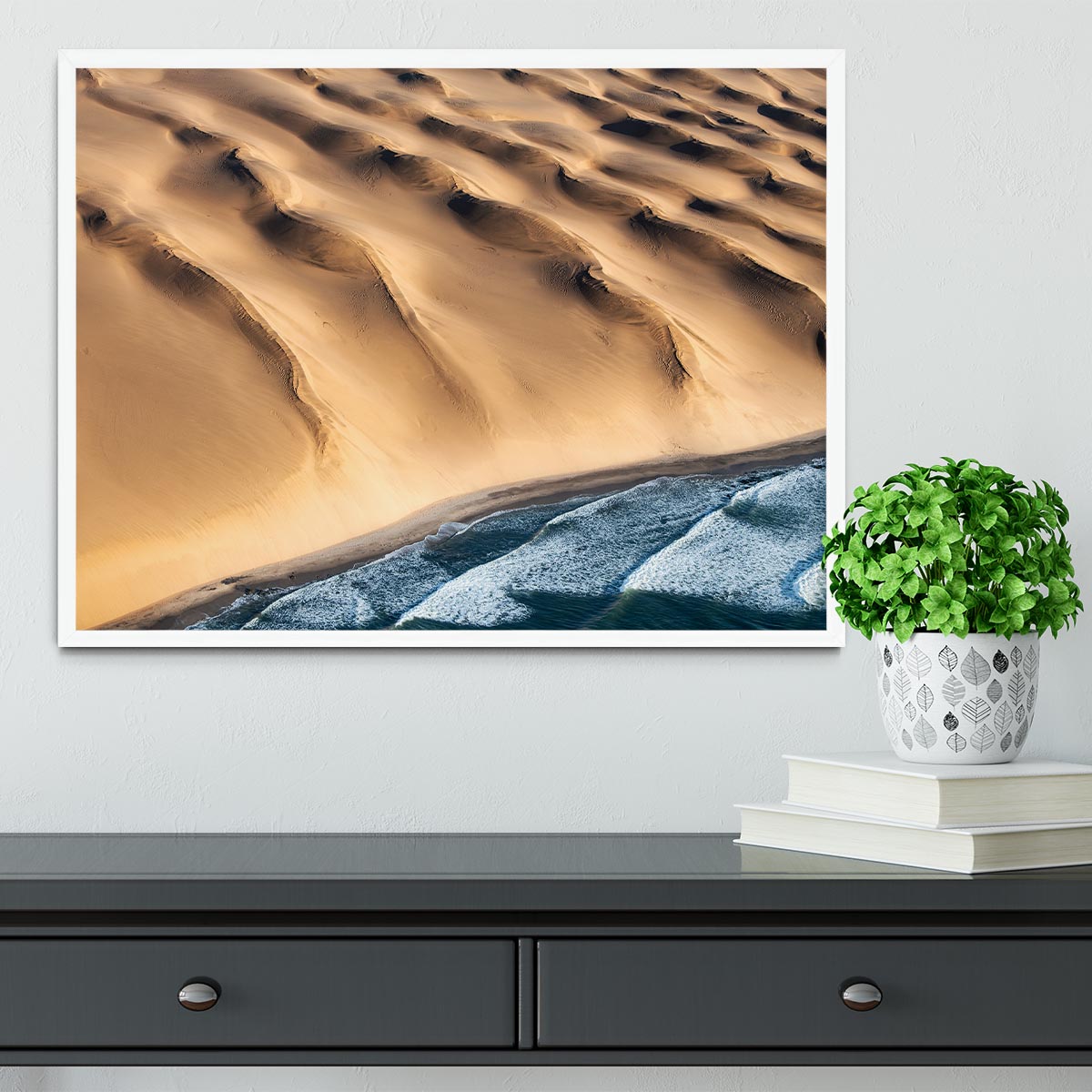 Namib Desert Framed Print - Canvas Art Rocks -6