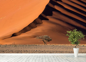 The Dune And The Tree Wall Mural Wallpaper - Canvas Art Rocks - 4