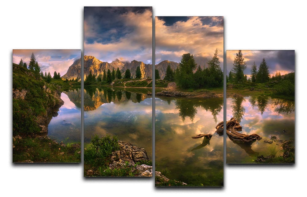 Limides 4 Split Panel Canvas - Canvas Art Rocks - 1