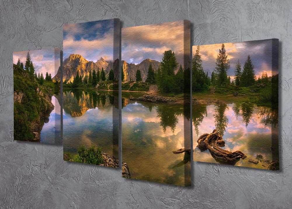 Limides 4 Split Panel Canvas - Canvas Art Rocks - 2
