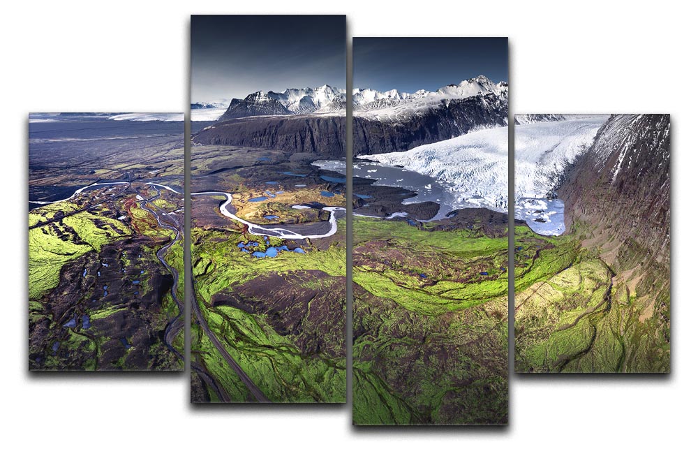 Skaftafell 4 Split Panel Canvas - Canvas Art Rocks - 1