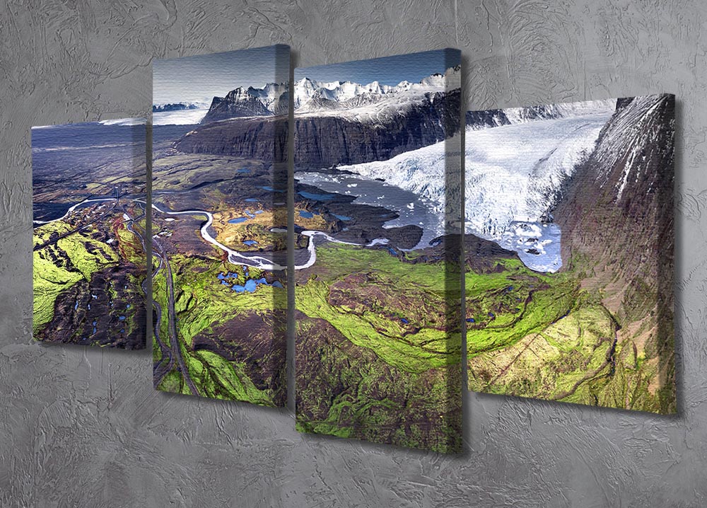 Skaftafell 4 Split Panel Canvas - Canvas Art Rocks - 2
