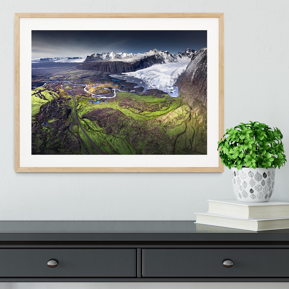 Skaftafell Framed Print - Canvas Art Rocks - 3