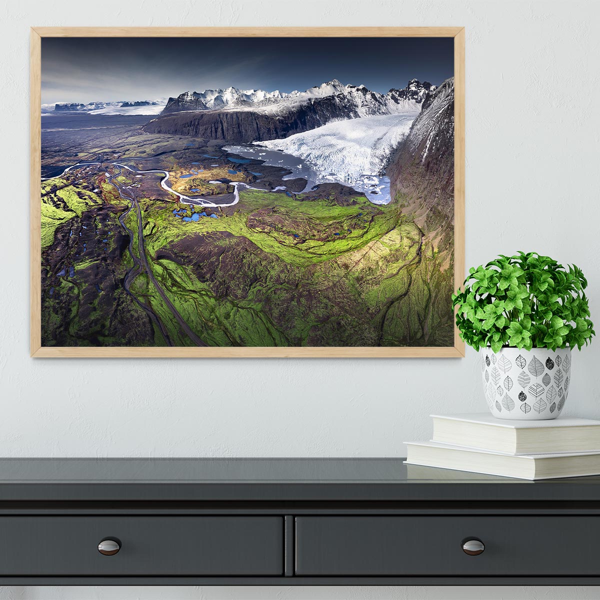 Skaftafell Framed Print - Canvas Art Rocks - 4