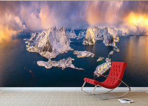 Good Morning, Lofoten Wall Mural Wallpaper - Canvas Art Rocks - 2