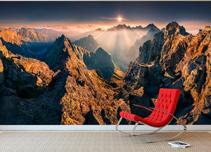 Rysy Wall Mural Wallpaper - Canvas Art Rocks - 2