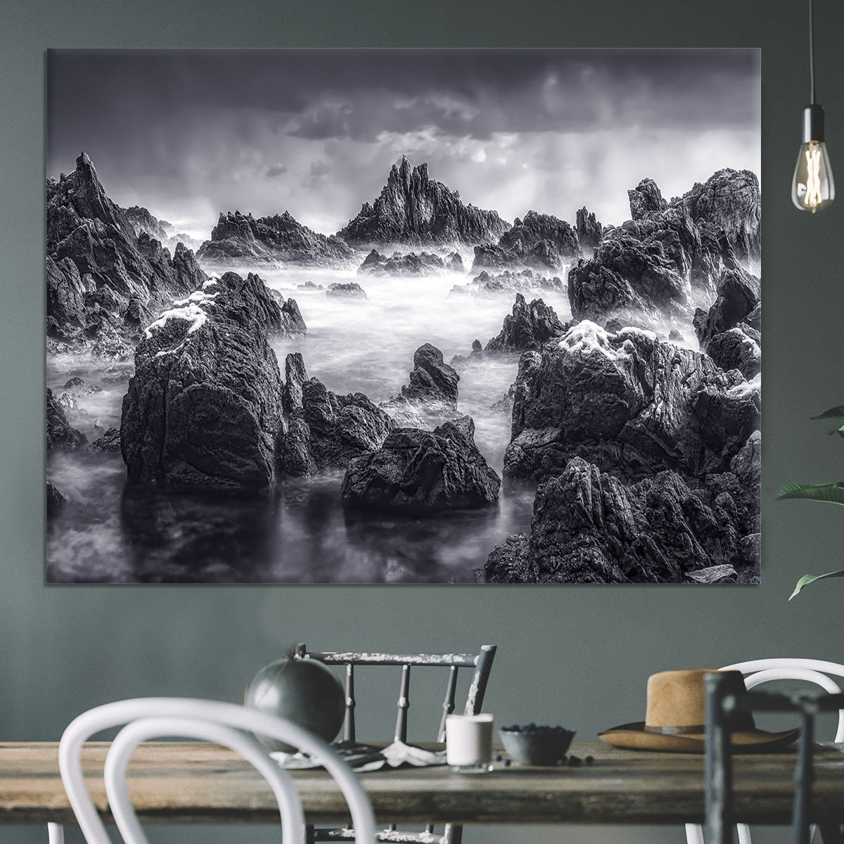 Rocky Seascape Canvas Print or Poster - Canvas Art Rocks - 3