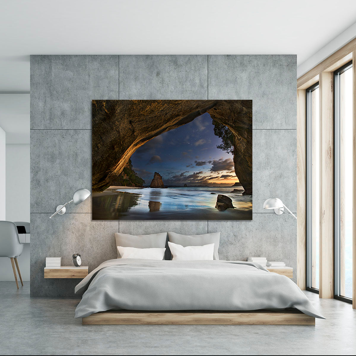 Cathedral Cove Canvas Print or Poster - Canvas Art Rocks - 5