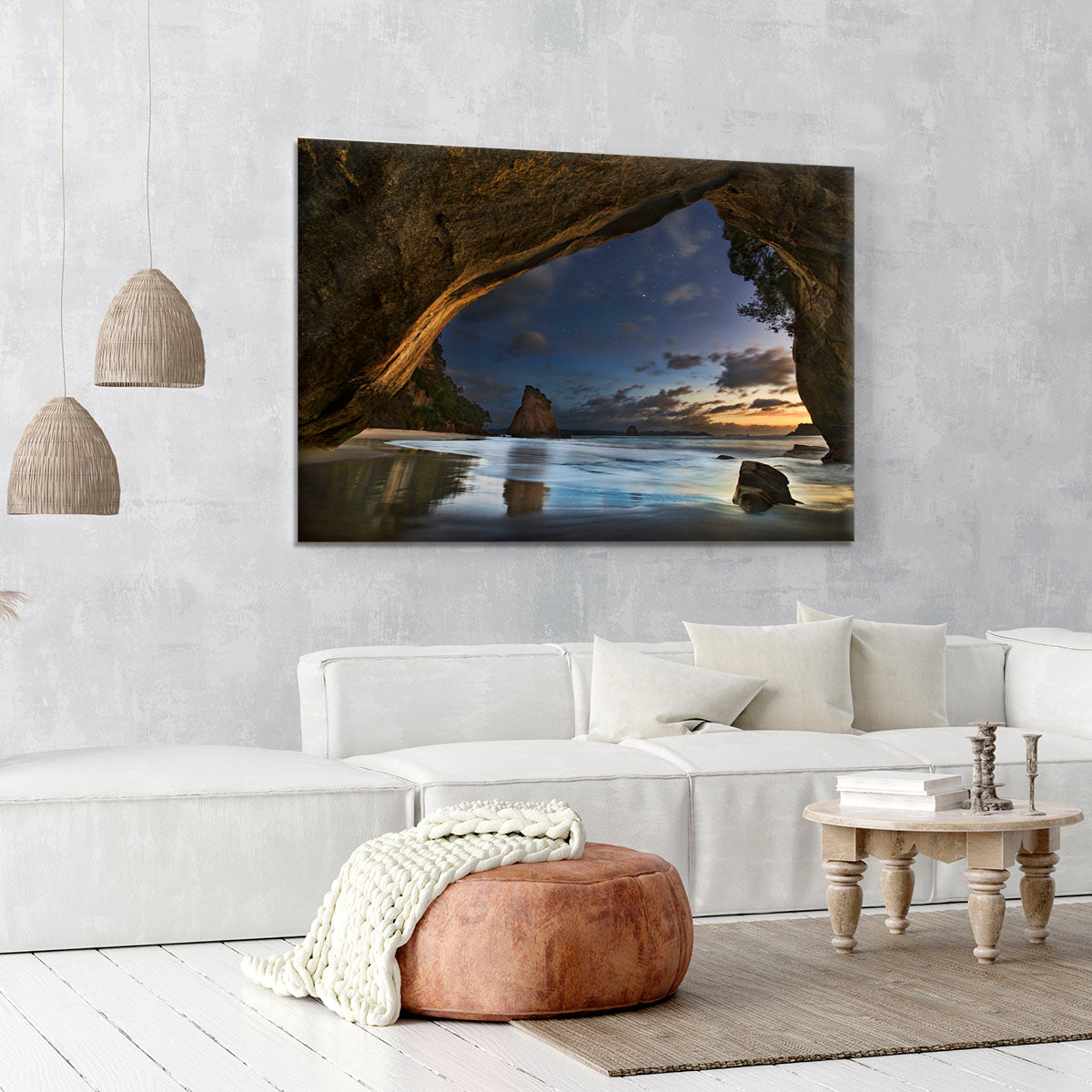Cathedral Cove Canvas Print or Poster - Canvas Art Rocks - 6
