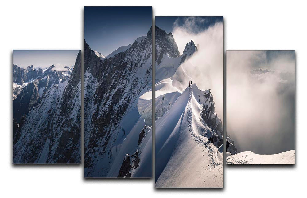 Walking On The Line 4 Split Panel Canvas - Canvas Art Rocks - 1