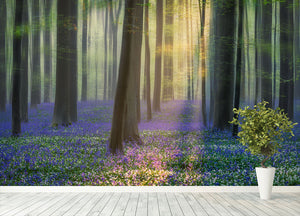 Daydreaming Of Bluebells Wall Mural Wallpaper - Canvas Art Rocks - 4