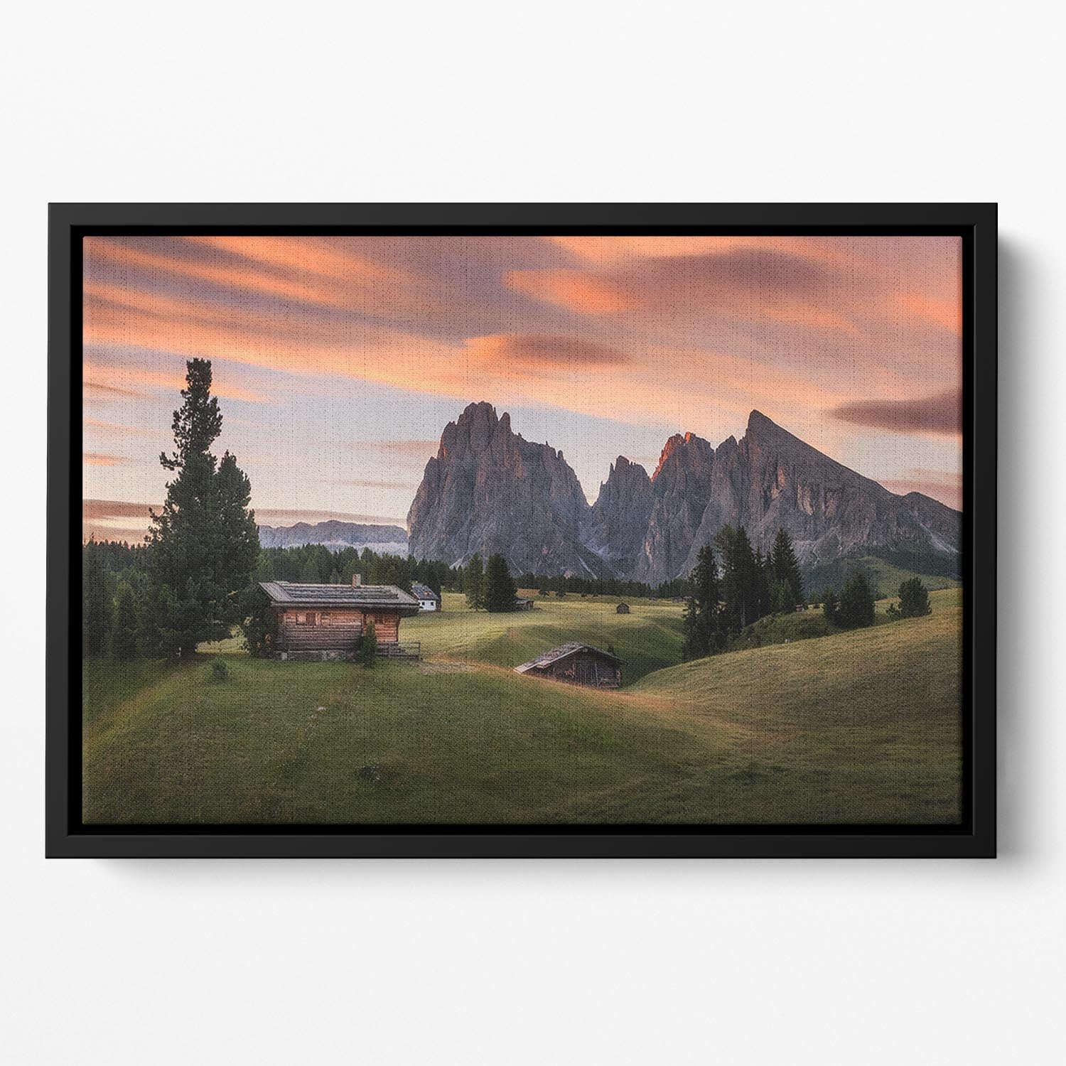 Summer Morning Floating Framed Canvas - Canvas Art Rocks - 2