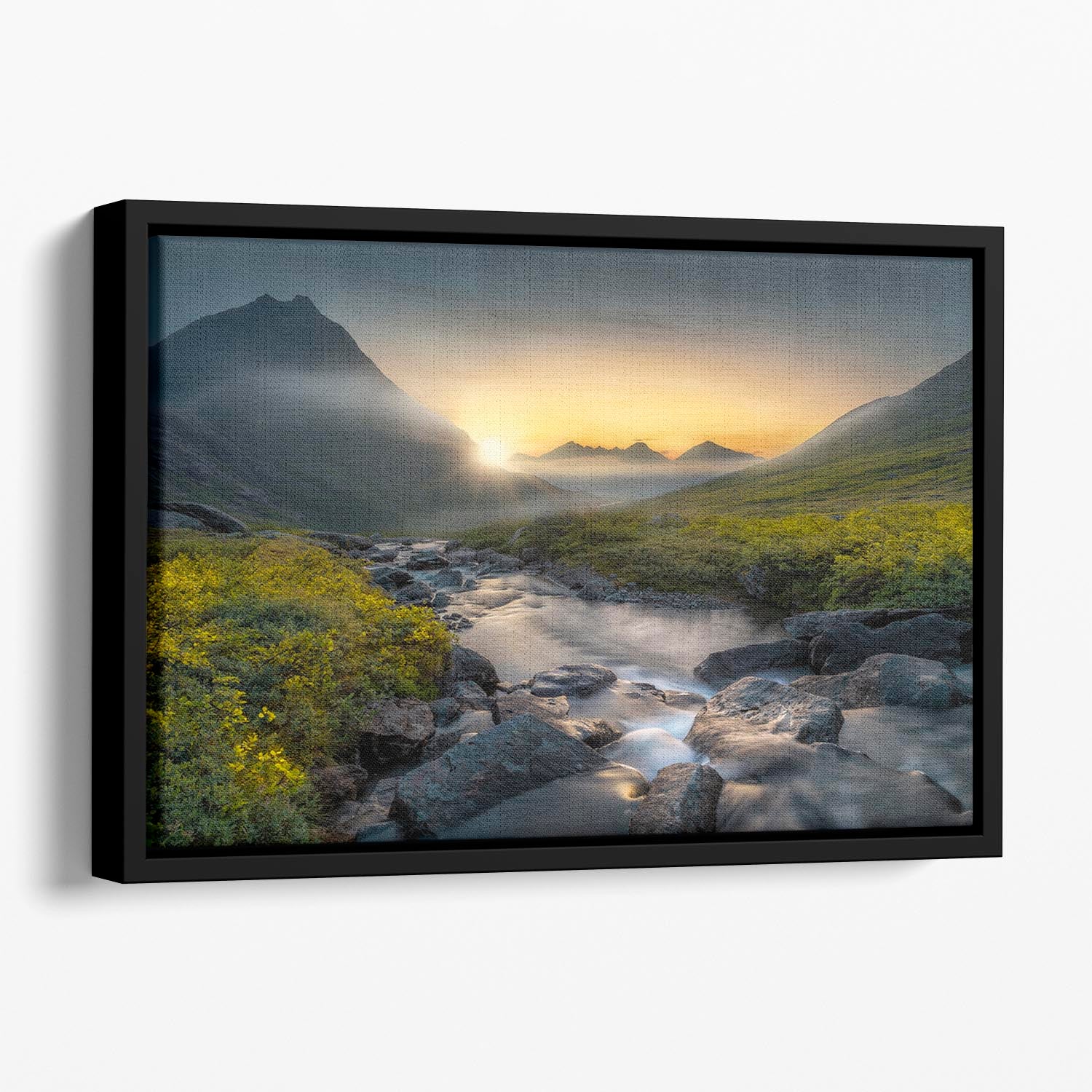 Dreaming Floating Framed Canvas - Canvas Art Rocks - 1